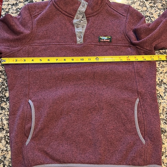 LL Bean Sweater Fleece Pullover - Picture 11 of 13